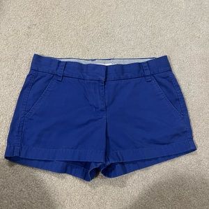 Royal blue J.crew chino shorts